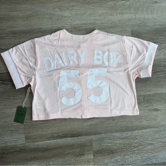 NWT Dairy Boy Homecoming Jersey in Pink - Picture 13 of 16